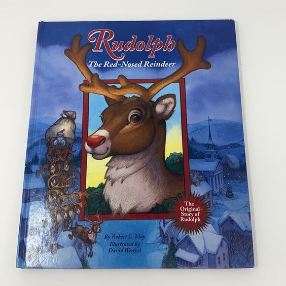 Rudolph The Red-Nosed Reindeer Kids Book - Picture 1 of 7